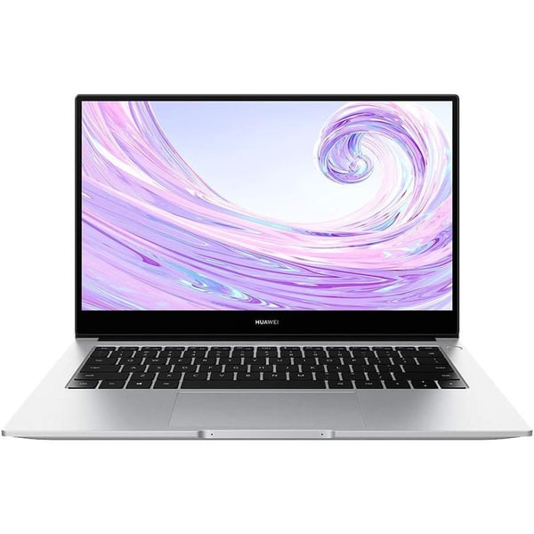 Huawei MateBook D14 (2020) Laptop - 11th Gen / Intel Core i3-1115G4 / 14inch FHD / 8GB RAM / 256GB SSD / Shared Intel Iris Xe Graphics / Windows 11 Home / English & Arabic Keyboard / Mystic Silver / Middle East Version - [NbD-WD19]