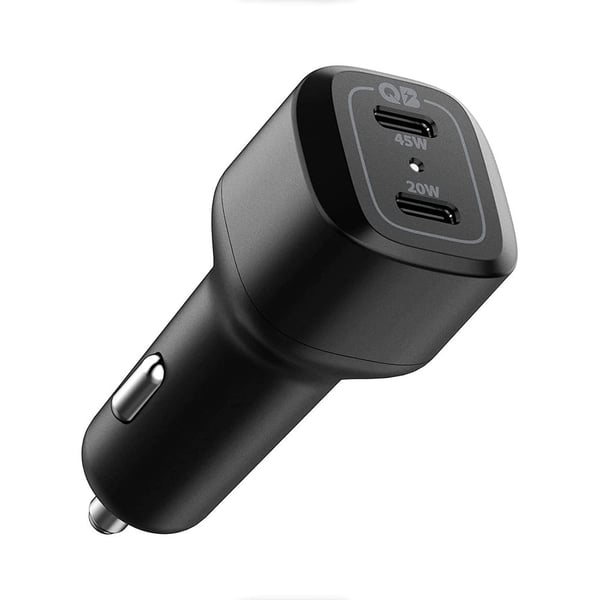 شاحن سيارة سريع iPhone Car Charger, Dual USB C Fast Car Charger