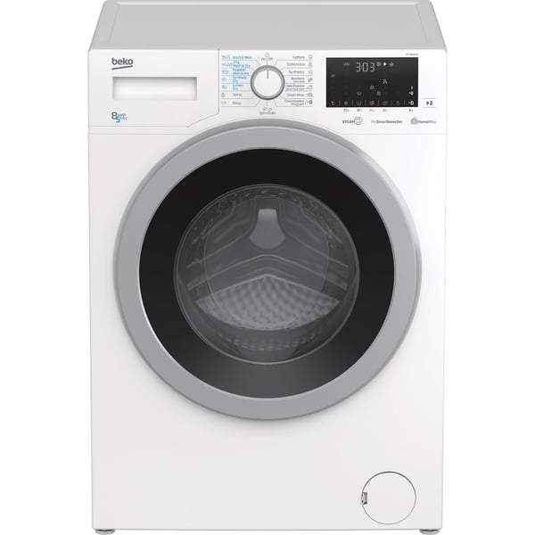 Beko Front Load Free Standing Washer & Dryer 8 kg/5 kg HTV8636XS