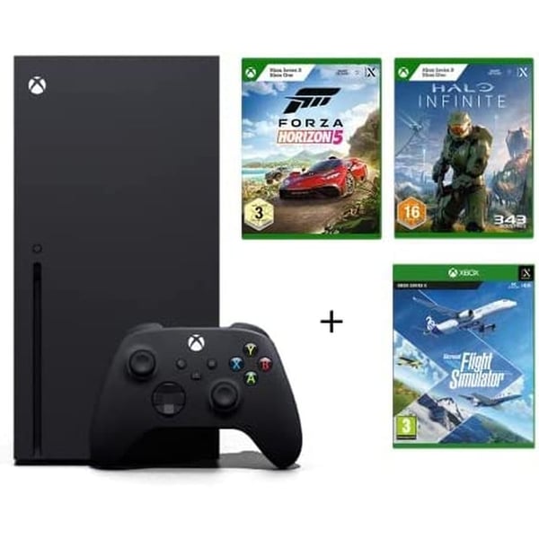 Buy Xbox Series X Standard Console 1Tb With 3 Games Forza 5