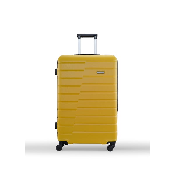 Carry on store luggage yellow