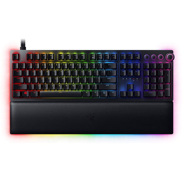 Razer Huntsman V2 Full Size Purple Switch Keyboard Black