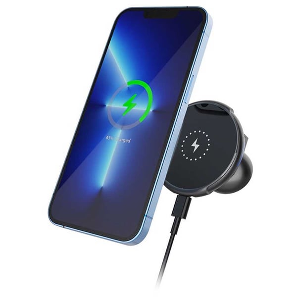 Fitit Magsafe Car Mount 15W Fast Charger for Apple and Android, for Car AC Vent with Strong Grip