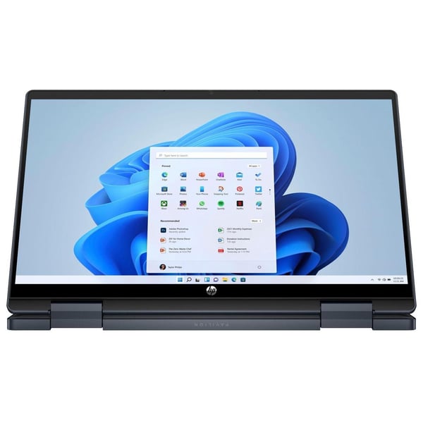 HP Pavilion x360 (2022) Laptop - 12th Gen / Intel Core i3-1215U / 14inch FHD / 256GB SSD / 8GB RAM / Windows 11 Home / English Keyboard / Blue / International Version - [14-ek0013dx]
