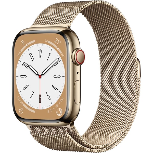 Buy Apple Watch Series 8 GPS Cellular 45mm Gold Stainless Steel