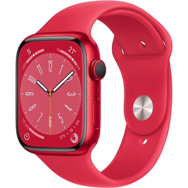 Apple Watch Series 8 GPS 41mm (PRODUCT)RED Aluminum Case with (PRODUCT)RED Sport Band - Regular – Middle East Version