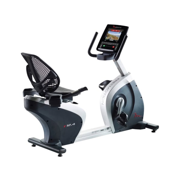 Free Motion Recumbent Bike with Touch Screen Display 12.4