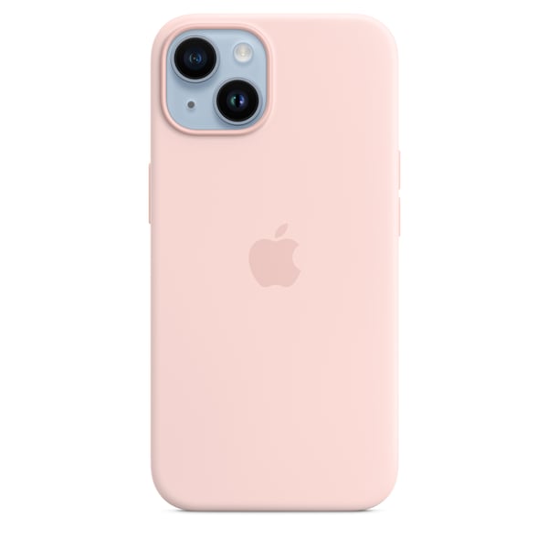 Apple Iphone 14 Silicone Case Mprx3Z Chalk Pink With Magsafe