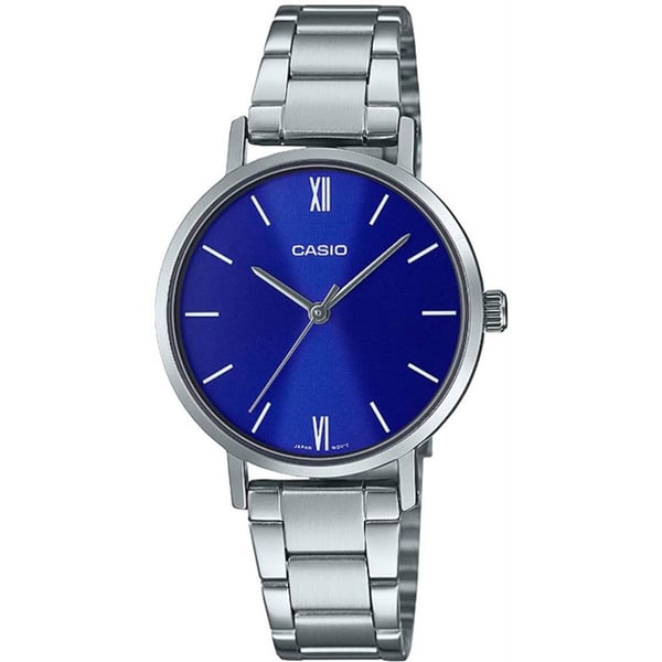 Casio blue store analog watch