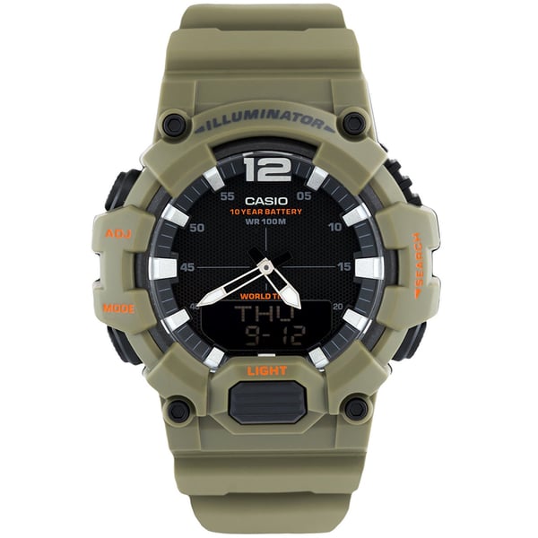 Casio illuminator cheap army green