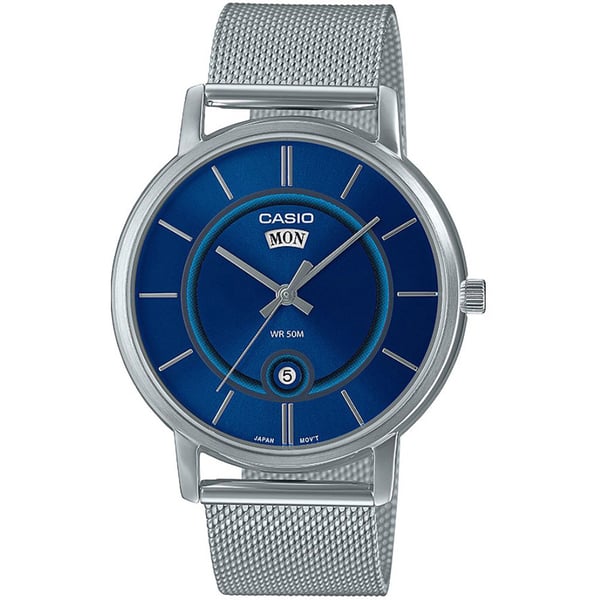 Casio blue cheap analog watch