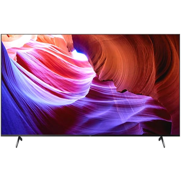 تلفاز سوني الذكي طراز KD85X85AK مقاس 85 بوصة بدقة عرض 4K UHD HDR ويعمل بنظام تشغيل جوجل