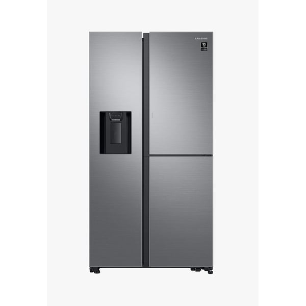 Samsung 628 Liter Side By Side Refrigerator Twin Cooling System with Water Dispenser Silver - RH65A5402M9