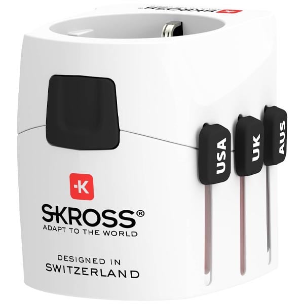 SKROSS World To Europe Travel Adapter – White, 16A 230V, SKR/1500211