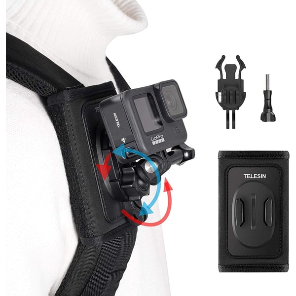 Buy TELESIN Action Camera Backpack Strap Bracket for GoPro