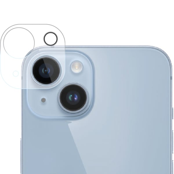 واقي عدسة الكاميرا الذكي - شفاف-  لهواتف iPhone 14 / 14 Plus
