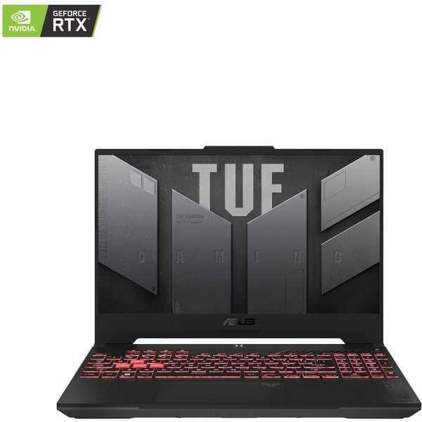 ASUS TUF A15 (2023) Gaming Laptop - AMD Ryzen 7-7735HS / 15.6inch FHD / 16GB RAM / 512GB SSD / 6GB NVIDIA GeForce RTX 4050 Graphics / Windows 11 Home / English & Arabic Keyboard / Grey / Middle East Version - [FA507NU-LP031W]