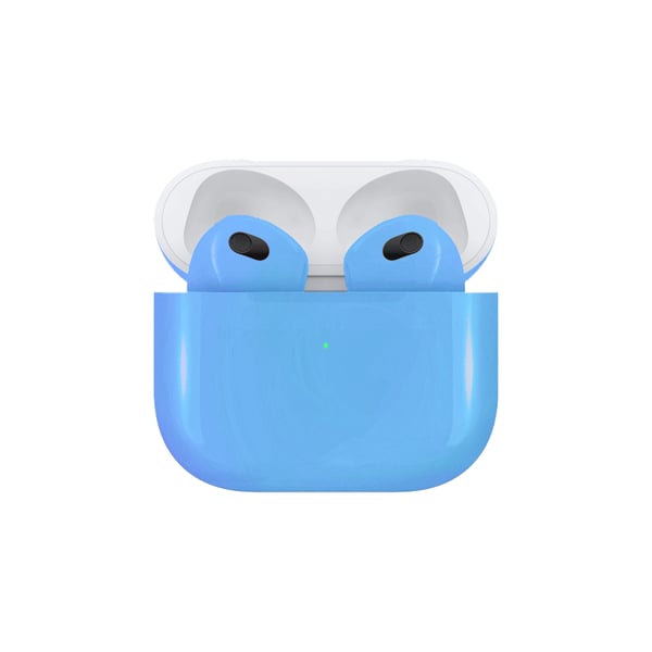 Buy Caviar Customized Apple Airpods 3rd Generation Glossy Sky Blue Online in UAE Sharaf DG