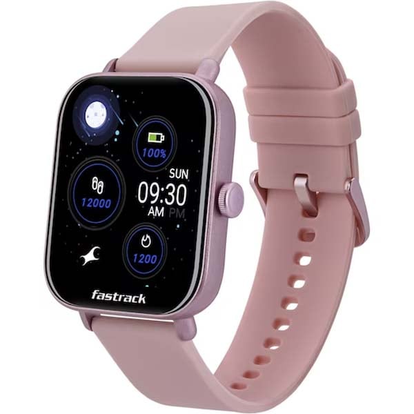 Titan 38080PP04 Fastrack Reflex Vox 2.0 Smart Watch Pink Online Shopping on Titan 38080PP04 Fastrack Reflex Vox 2.0 Smart Watch Pink in Muscat Sohar Duqum Salalah Sur in Oman