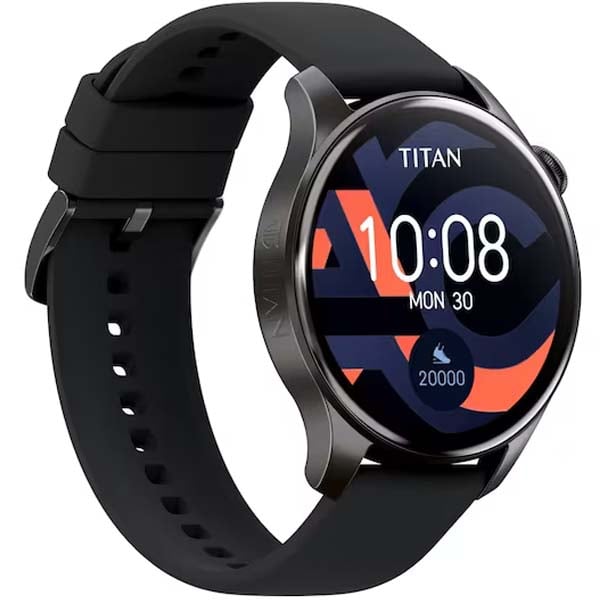 Buy Titan 90156AP01 Talk Smart Watch Black Online in UAE Sharaf DG