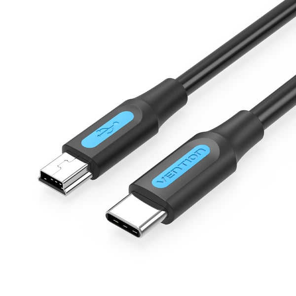 Buy VENTION USB 2.0 C Male to Mini-B Male 2A Cable 0.5M BlackModel # COWBD  Online in UAE