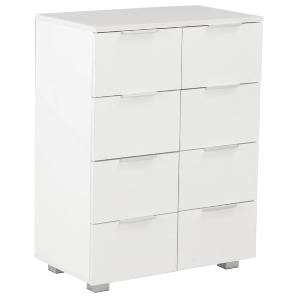 White high deals gloss filing cabinet