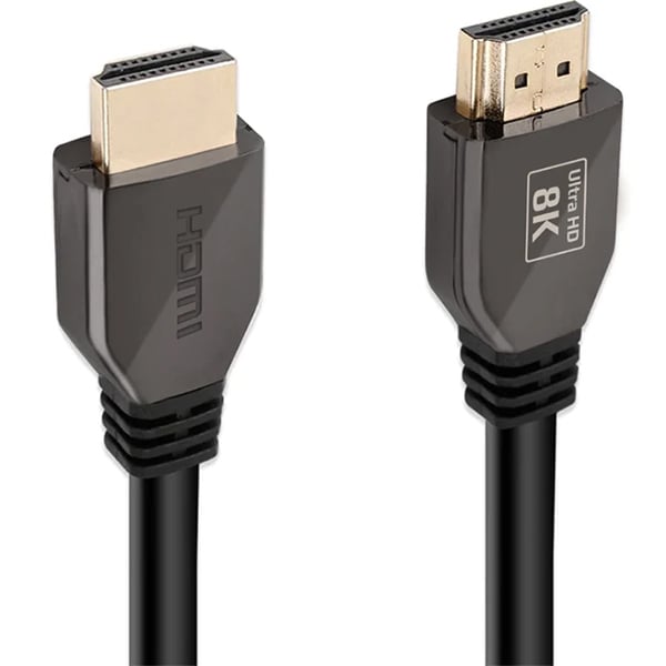 Buy Promate HDMI 2.1 Slim Cable 3m Black Online in UAE | Sharaf DG