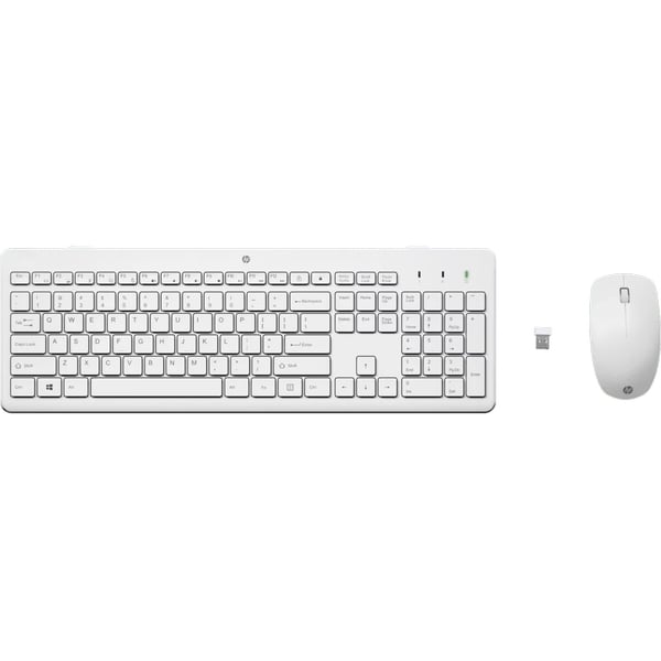 hp Hp 230 Wireless Mouse + Keyboard Combo Bundle | Type: Keyboard and Mouse | Color: White