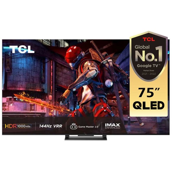 TCL 75C745 4K QLED Smart Television 75inch (2023 Model)