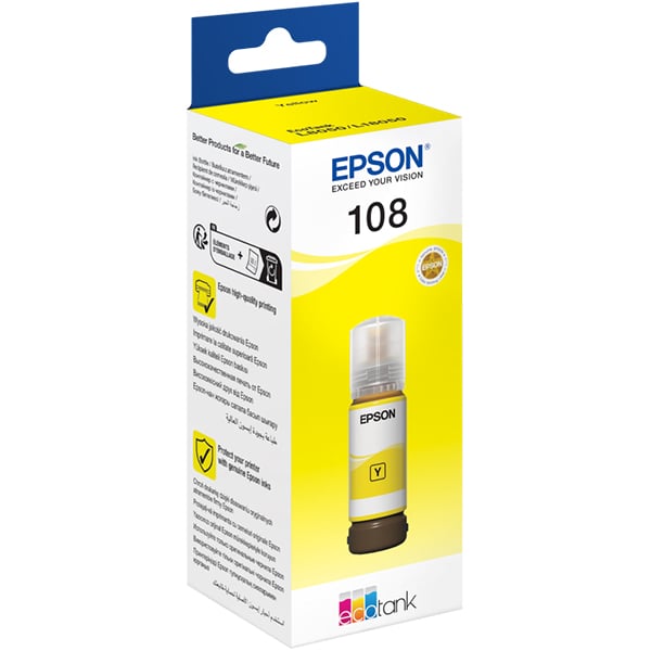 Epson EcoTank Ink Bottle 70ml Yellow