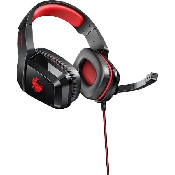 Buy online Best price of Recci Wired Over Ear Gaming Headset 2.1m Black in Egypt 2020 Sharafdg