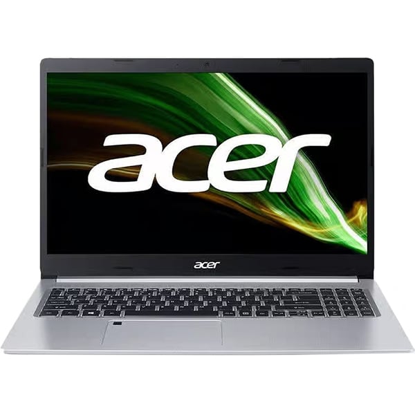 Acer Aspire 5 A515-45G-R1KS (2021) Laptop - AMD Ryzen 7-5700U / 15.6inch FHD / 512GB SSD / 8GB RAM / 2GB AMD Radeon RX 640 Graphics / DOS / English & Arabic Keyboard / Pure Silver / Middle East Version - [A515-45G-R1KS]