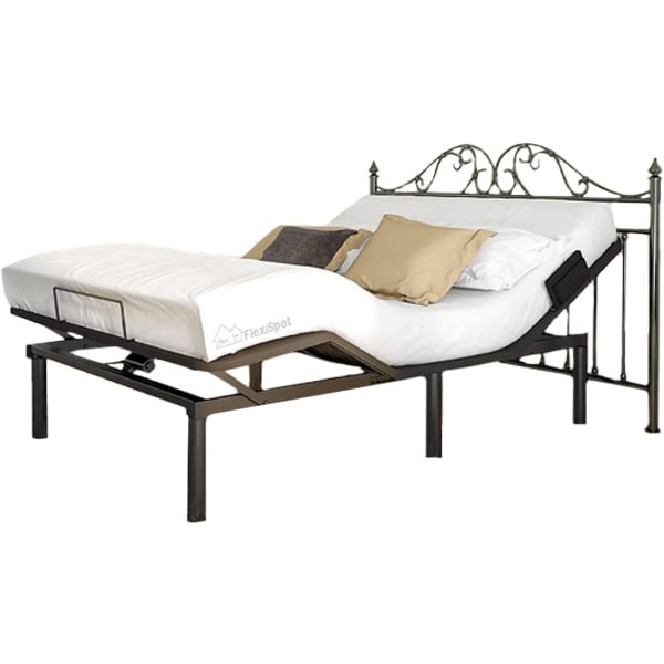 Adjustable height shop bed frames