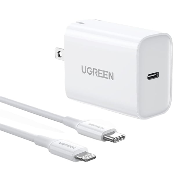 UGREEN USB-C to Lightning Cable, 1m (red)