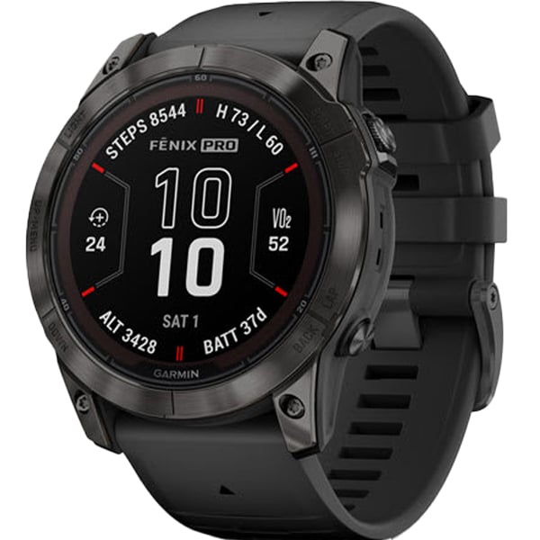 Garmin 010-02778-11 7X Pro Sapphire Solar Edition Smart Watch Carbon ...