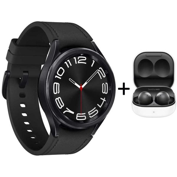 Buy Samsung Galaxy Watch6 Classic 43mm Bluetooth Black + Galaxy Buds2 ...