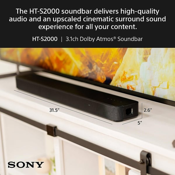 Soundbar with best sale built in sub