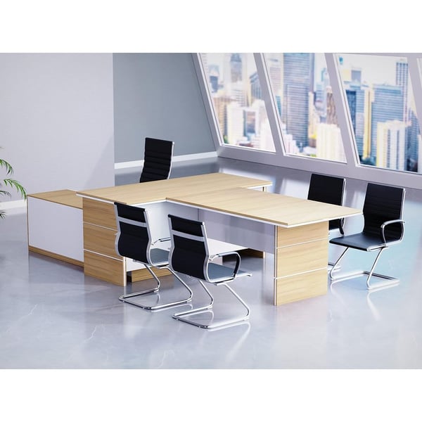 L shaped deals table desk