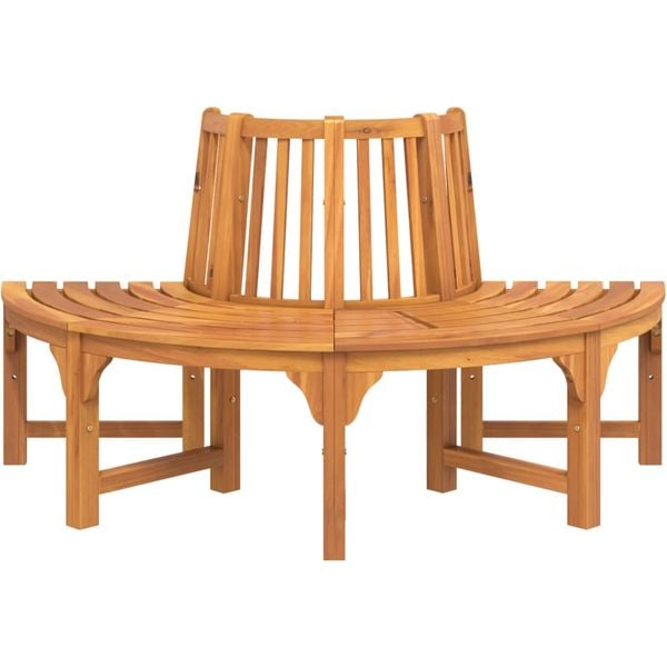 Vidaxl Half Round Tree Bench 92 x 80 x 160 cm price in Bahrain Buy Vidaxl Half Round Tree Bench 92 x 80 x 160 cm in Bahrain