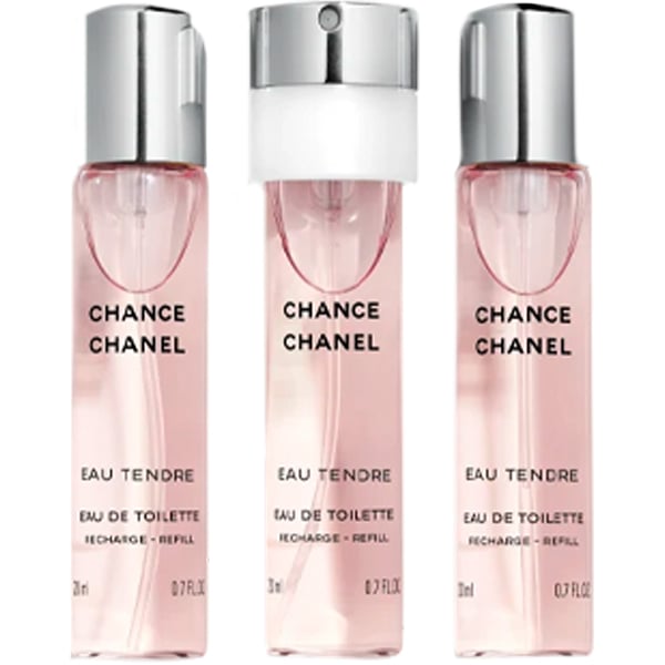 Chanel Chance Eau Tendre Travel Spray Perfume For Womenn 3x20ml