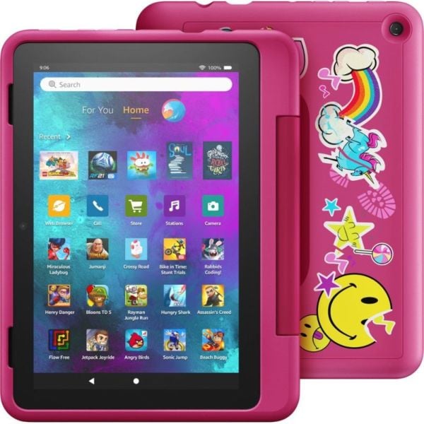 Amazon Fire 8 Pro B09BG63ZMM Kids Tablet - WiFi 32GB 2GB 8inch Rainbow Universe