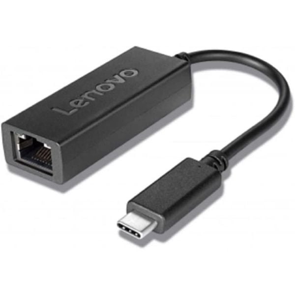 lenovo Lenovo usb-c To Ethernet Adaptor Type: Adaptor | Color: Black | Interfaces: USB Type-C