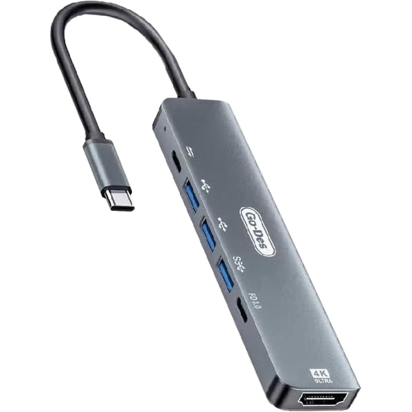 Go Des 6-in-1 USB-C to HDTV Adapter