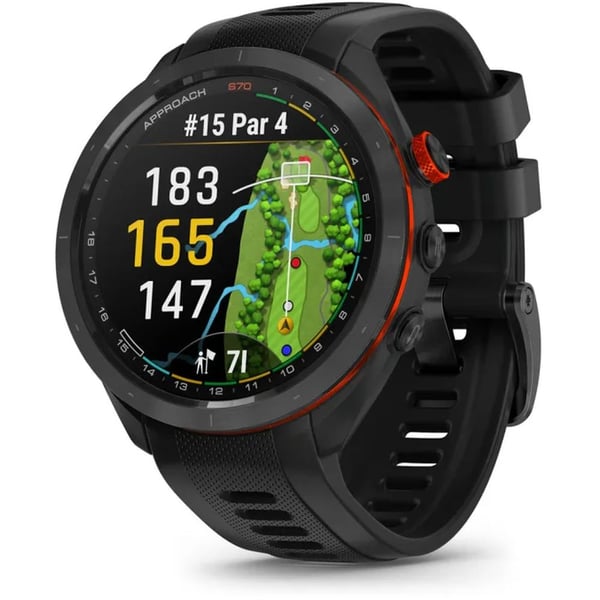 Buy Garmin 010 02746 12 Approach S70 Smart Watch Black Bezel With