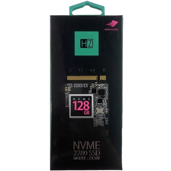 Heatz NVME Internal SSD Gen3.0 128GB Black Z128V
