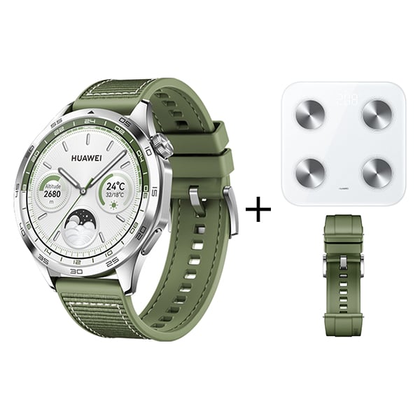 Huawei Watch GT 4  46mm Grey Stainless Steel Strap - Dubai Phone