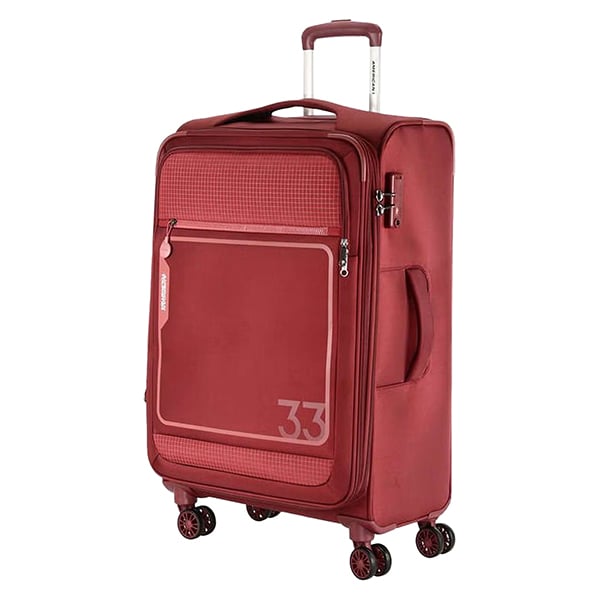 American Tourister Altair 1 Pc Spinner Luggage Trolley Red