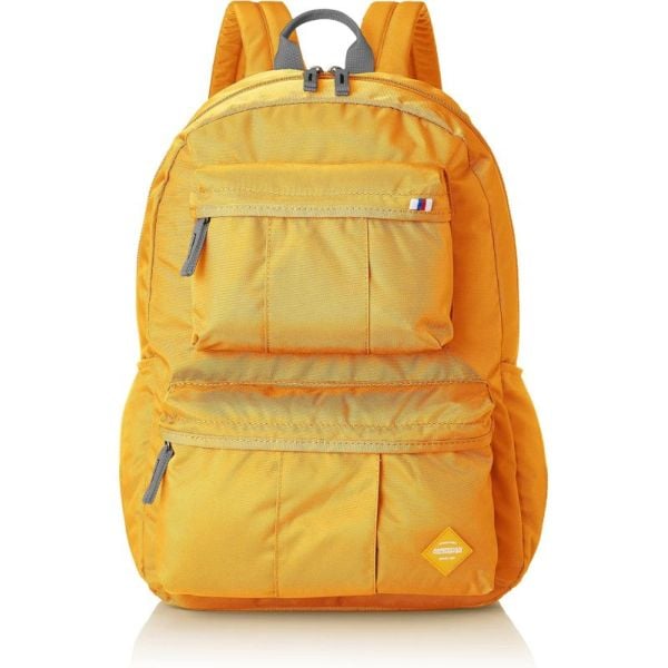 American tourister backpack yellow on sale