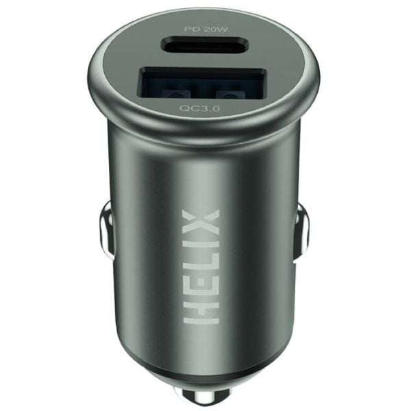 Helix Ultra Fast Car Charger Silver