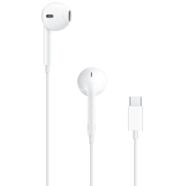 Apple Wired In Ear Earpods With Type C Connector White